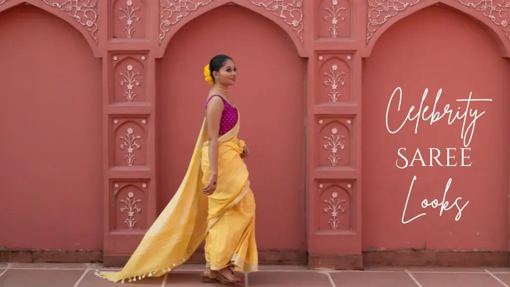 Celebrity Saree Look- Stunning Styles & Trends 1 666 1 1
